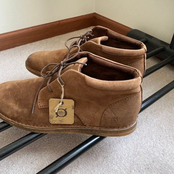 BORN Men Sampson Nubuck Leather Boots - NEW NWOB - Picture 4 of 9